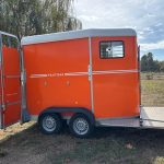FAUTRAS PROVAN PORTE CALECHE ORANGE DECO BLANCHE